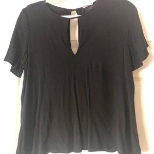 Lush Black Blouse. Size large